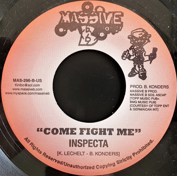 Jr. Reid* / Inspecta* : Stand Up / Come Fight Me (7")