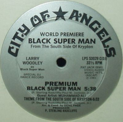 Black Super Man : Premium Black Super Man (12", Promo)