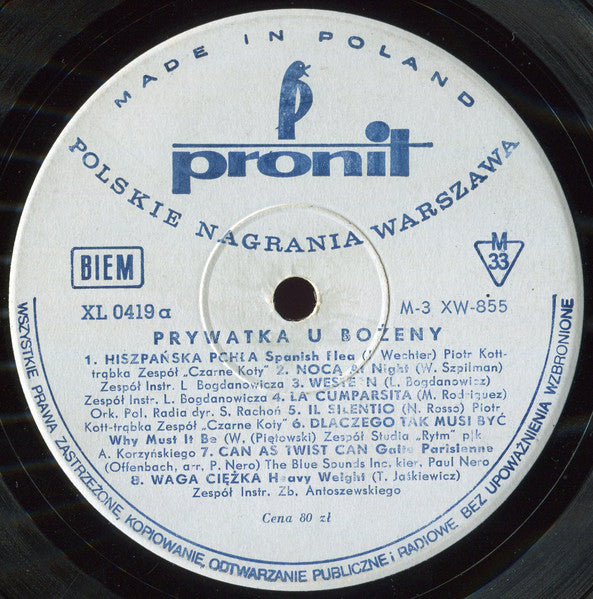 Various : Prywatka U Bożeny (LP, Album, Comp, Mono)