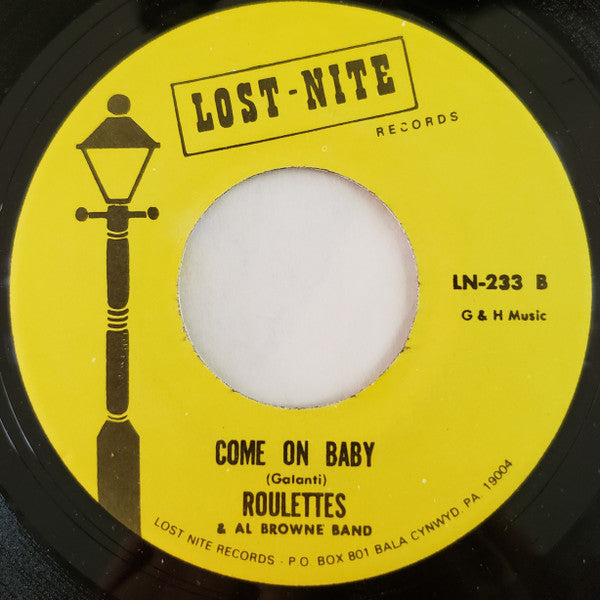 Roulettes* And Al Browne Band* : I See A Star / Come On Baby (7", RE)