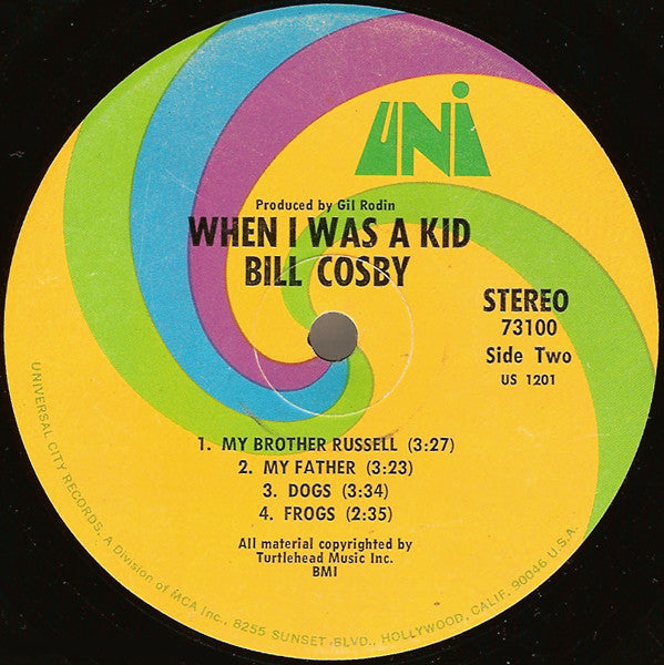 Bill Cosby : When I Was A Kid (LP, Album, Pin)