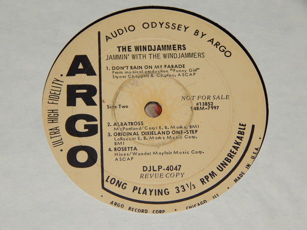 The Windjammers (3) : Jammin' With The Windjammers (LP, Album, Promo)