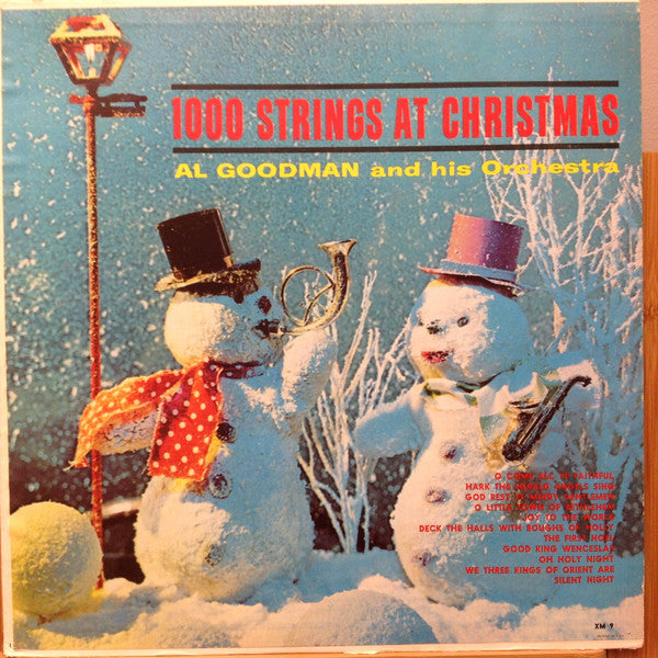 Al Goodman And His Orchestra : 1000 Strings At Christmas (LP)