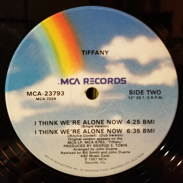 Tiffany : I Think We're Alone Now (12", Single)