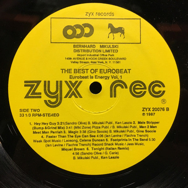 Various : The Best Of Eurobeat - Eurobeat Is Energy (LP, Comp)