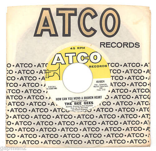 The Bee Gees* : How Can You Mend A Broken Heart (7", Single, Styrene, MO-)