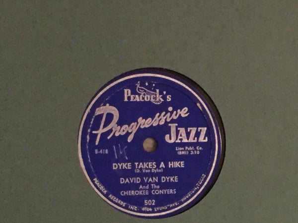 David Van Dyke And The Cherokee Conyers : We’ll Be Together Again / Dyke Takes A Hike (Shellac, 10")