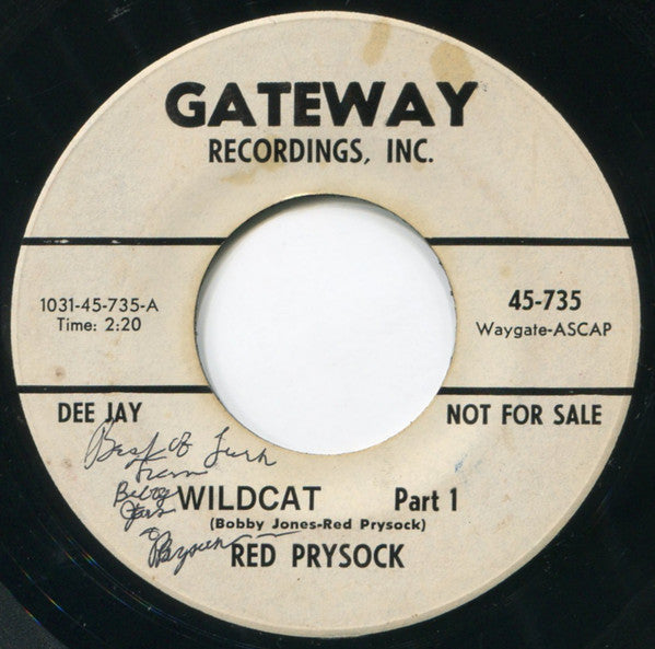 Red Prysock : Wildcat (7", Dee)