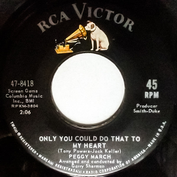 Peggy March : Oh My What A Guy / Only You Could Do That To My Heart (7", Single)