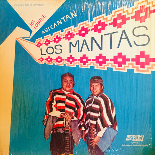 Los Mantas, Duo Los Mantas : Del Ecuador Asi Cantan Los Mantas  (LP, Album)