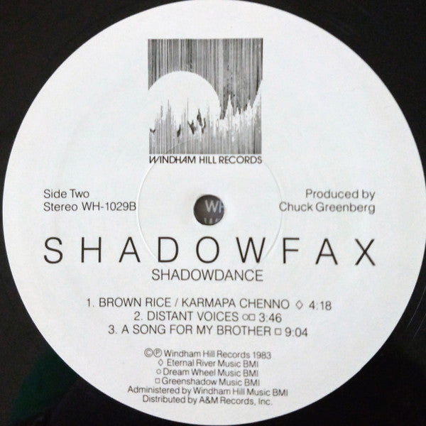 Shadowfax : Shadowdance (LP, Album)