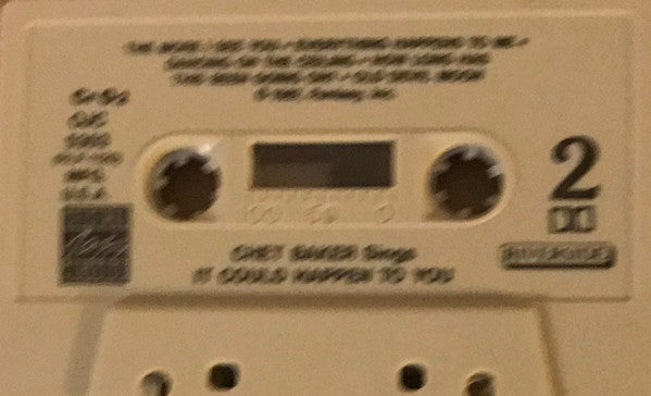 Chet Baker : It Could Happen To You - Chet Baker Sings (Cass, Album, RE, RM)