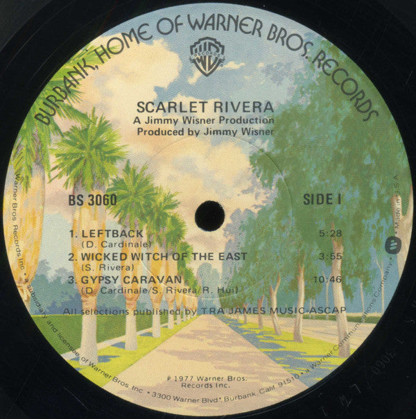 Scarlet Rivera : Scarlet Rivera (LP, Album, Win)