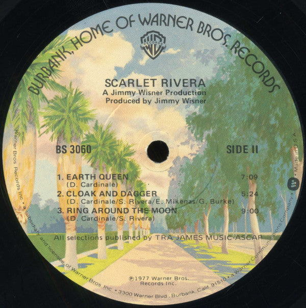 Scarlet Rivera : Scarlet Rivera (LP, Album, Win)