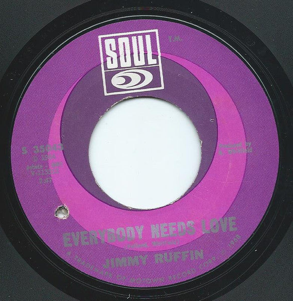 Jimmy Ruffin : I'll Say Forever My Love (7", Single, Styrene)