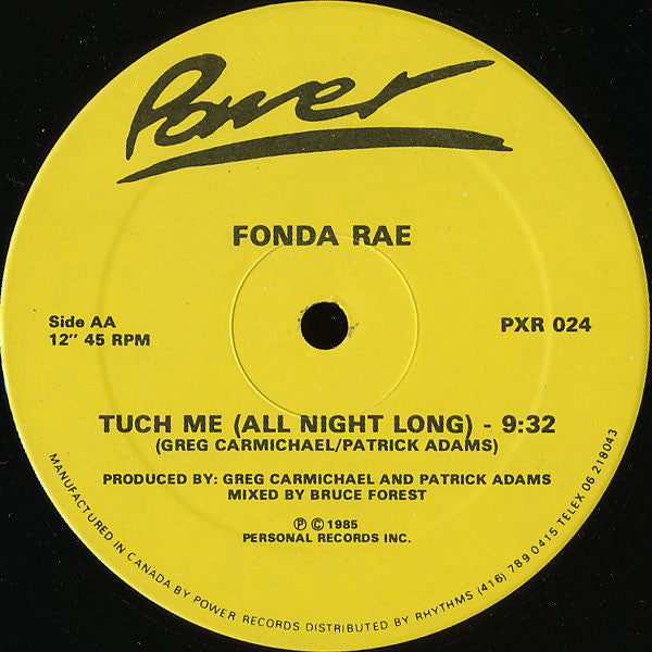 Claudja Barry / Fonda Rae : Born To Love / Tuch Me (All Night Long) (12", Yel)