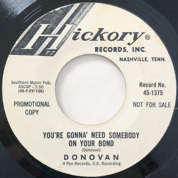 Donovan : The Little Tin Soldier (7", Single, Promo, Mon)