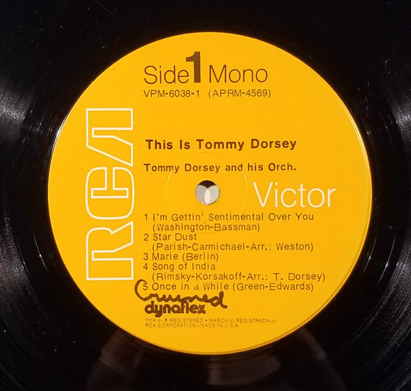 Tommy Dorsey : This Is Tommy Dorsey (2xLP, Comp, Mono, Roc)