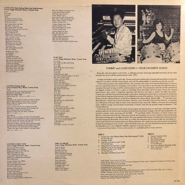 Tommy And Lussi Song : Your Favorite Songs (LP)