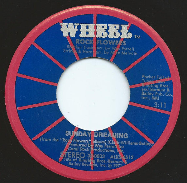 Rock Flowers : You Shouldn't Have Set My Soul On Fire / Sunday Dreaming (7")