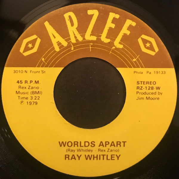 Ray Whitley : Slightly On The Angel Side / World's Apart (7")