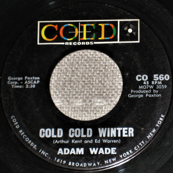 Adam Wade (2) : Preview Of Paradise (7")