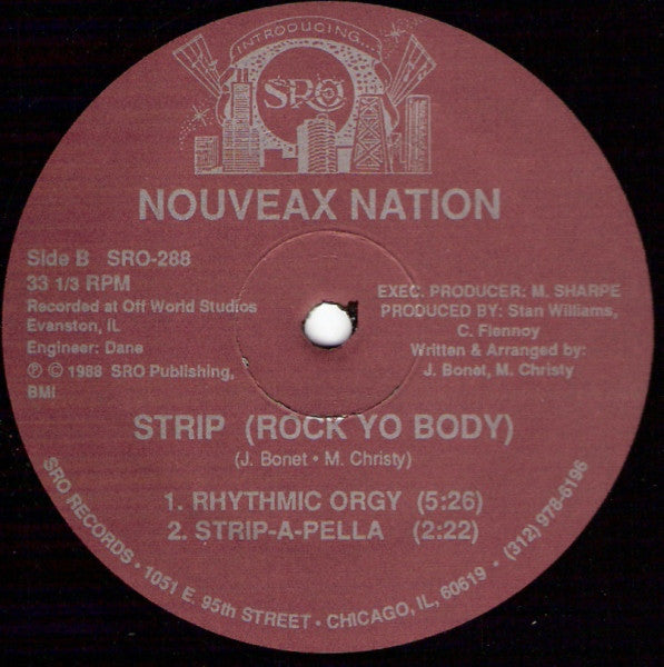 Nouveax Nation* : Strip (Rock Yo Body) (12")