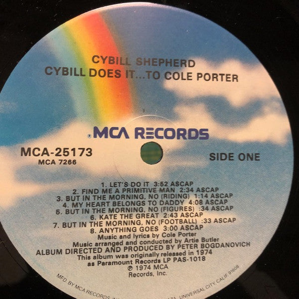 Cybill Shepherd : Cybill Does It... ...To Cole Porter (LP, Album)