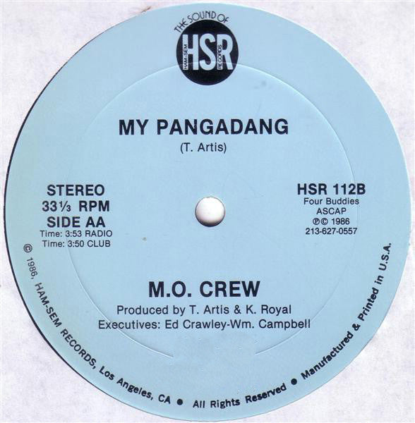 Control (10) / M.O. Crew : Tight Pants / My Pangadang (12")
