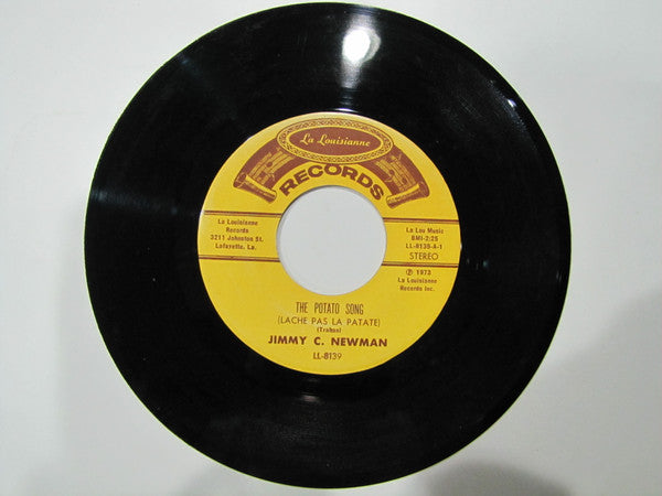 Jimmy C. Newman : The Potato Song (Lache Pas La Patate) (7")