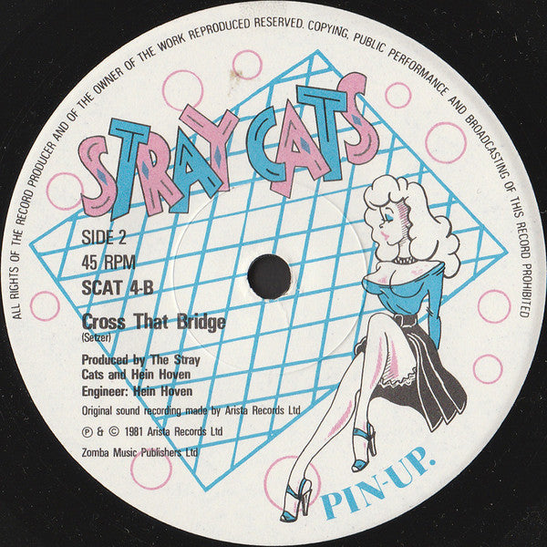 Stray Cats : You Don't Believe Me (7", Single, Pap)