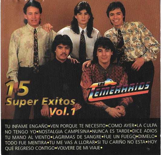Los Temerarios (2) : 16 Super Exitos Vol.1 (CD, Comp, Club)