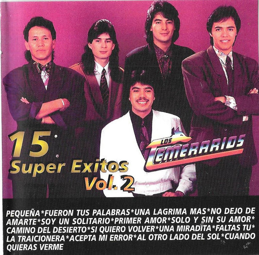 Los Temerarios (2) : 16 Super Exitos Vol.2 (CD, Comp, Club)