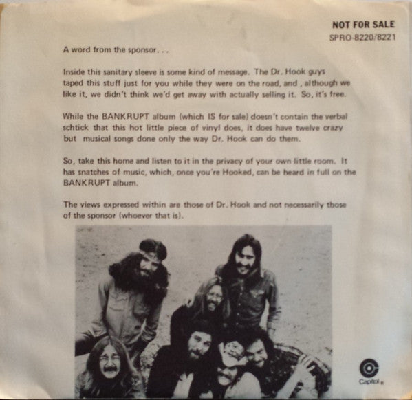 Dr. Hook : A Free Stimu From Dr. Hook (7", Promo)