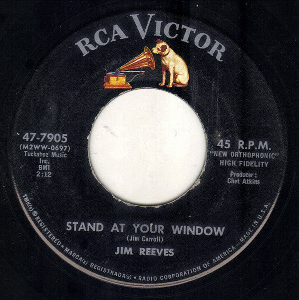 Jim Reeves : What Would You Do? / Stand At Your Window (7", Single)