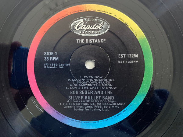 Bob Seger & The Silver Bullet Band* : The Distance (LP, Album)