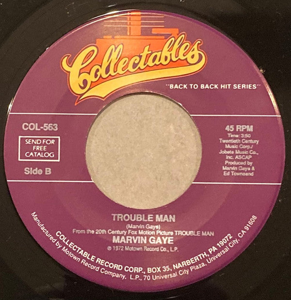 Marvin Gaye : Let's Get It On / Trouble Man (7", RE)