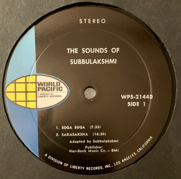 M.S. Subbulakshmi : The Sounds Of Subbulakshmi (India's Greatest Singer) (LP, Album)