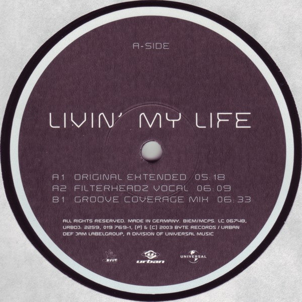 Sylver : Livin' My Life (12")