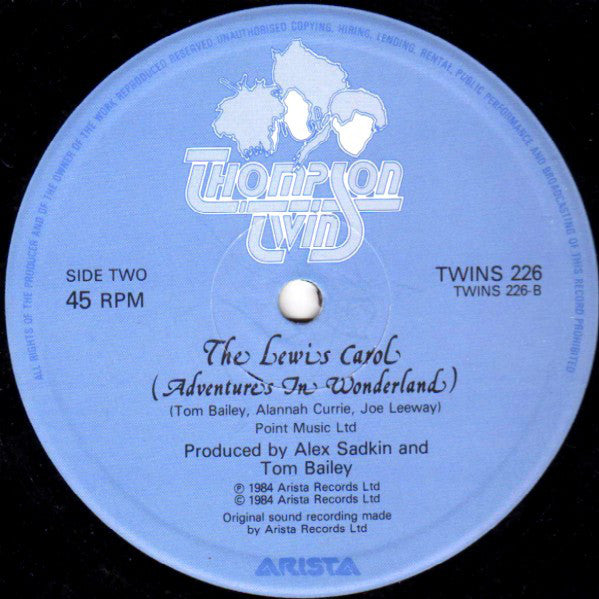 Thompson Twins : Lay Your Hands On Me (US Re-Mix) (12")