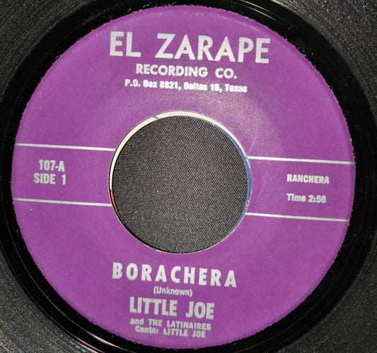 Little Joe (3) : Borachera / Cartas Marcadas (7")