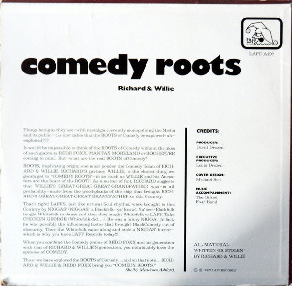 Richard & Willie / Redd Foxx : Comedy Roots (LP, Album)
