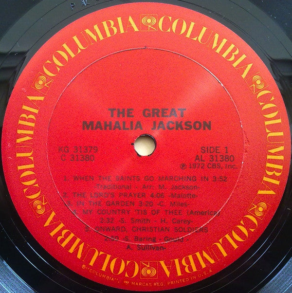 Mahalia Jackson : The Great Mahalia Jackson (2xLP, Comp, Ter)