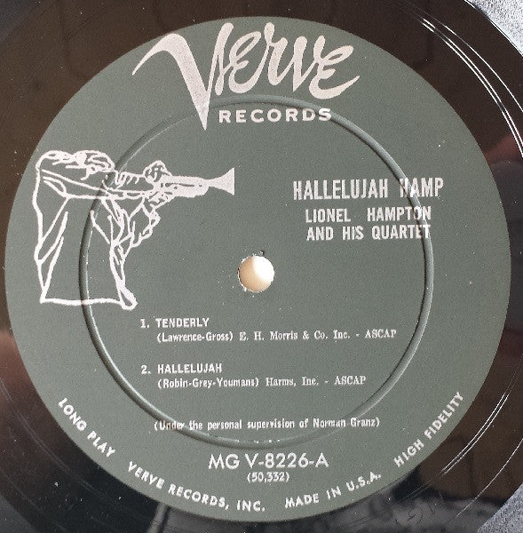 Lionel Hampton : Hallelujah Hamp (LP, Mono, Tru)