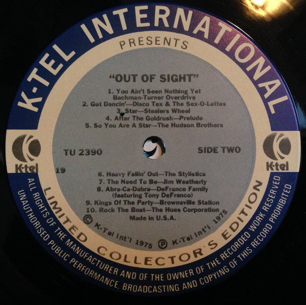 Various : Out Of Sight (LP, Comp, 19 )
