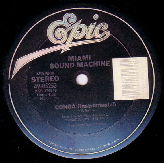Miami Sound Machine : Conga! (Dance Mix) (12", Single)