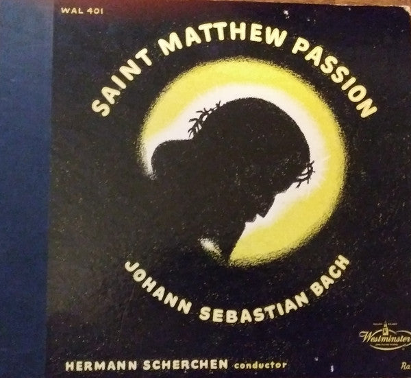 Johann Sebastian Bach, Hermann Scherchen : Saint Matthew Passion (4xLP, Mono)
