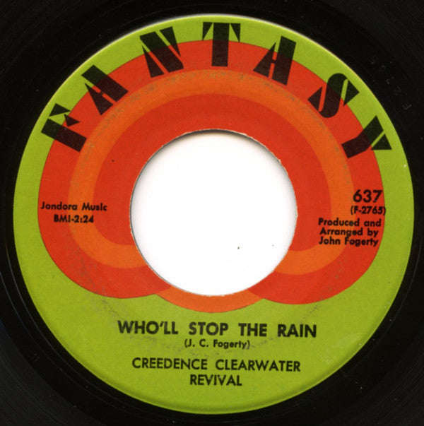 Creedence Clearwater Revival : Travelin' Band / Who'll Stop The Rain (7", Single, Hol)
