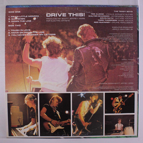 The Teddy Boys : Drive This! (12", MiniAlbum)