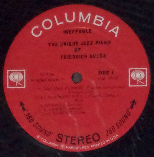 Friedrich Gulda : Ineffable: The Unique Jazz Piano Of Friedrich Gulda (LP)